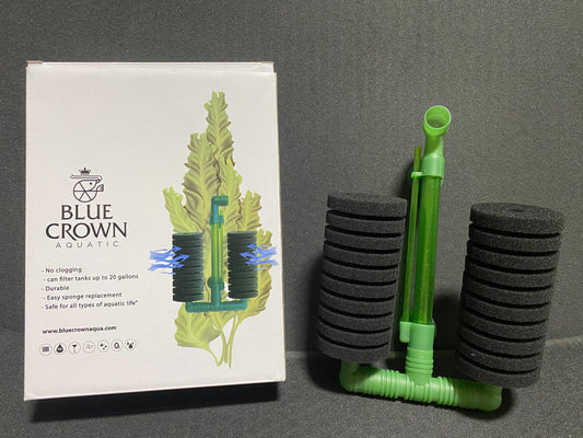 SPONGE FILTER BY BLUE CROWN AQUA